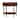 Mozart 31.5 in. W Demilune Wood Hand Painted 1 Drawer Console Table with Lower Open Shelf