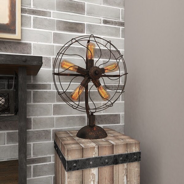 Metal Fan Lamp