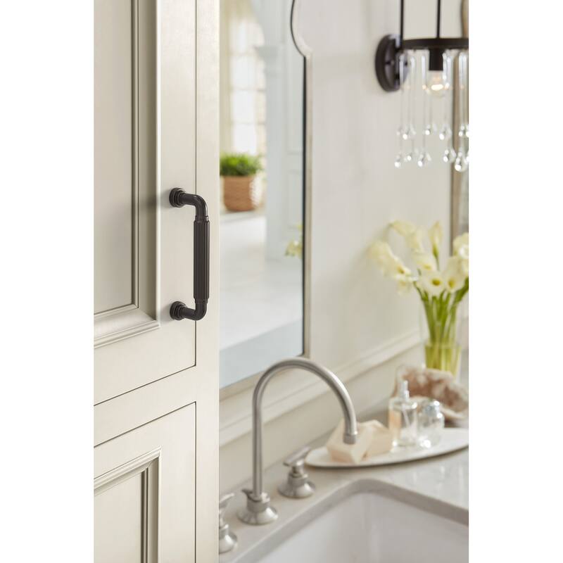 Amerock BP37702 Cowrie 3-3/4" Center to Center Fluted Handle Cabinet