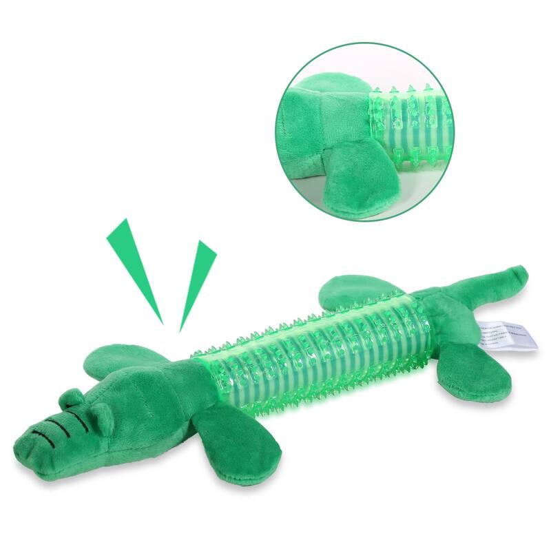 Best Pet Supplies Dog Toy with Crinkle and Squeaky Enrichment for Small and Medium Breed Puppies or Dogs, Cute and Plush