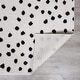 preview thumbnail 18 of 68, Hauteloom Cansu Living Room, Bedroom Area Rug - Contemporary - Plush Pile - Black - 2' x 3'