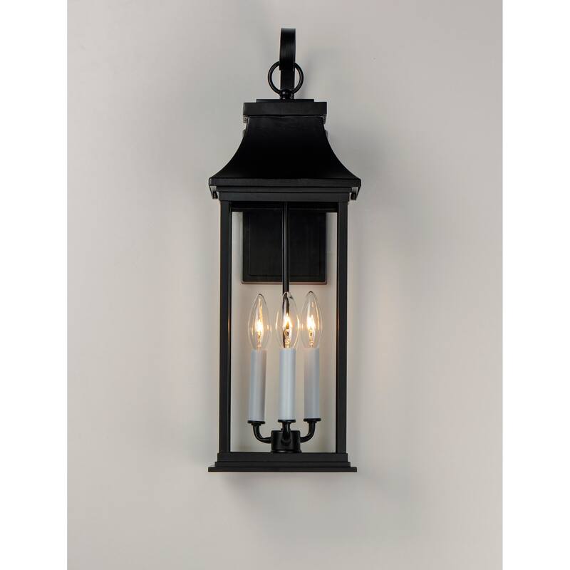 Vicksburg 3-Light Large Outdoor Wall Sconce