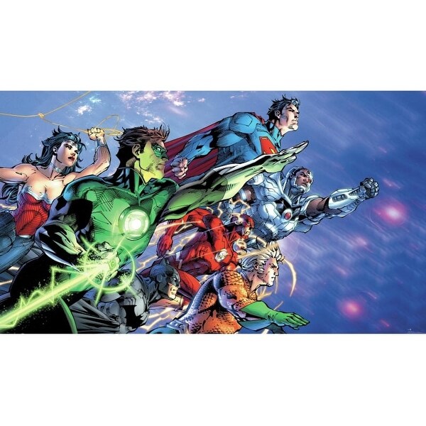 Shop RoomMates JL1380M 72" x 126" - Justice League - Self ...
