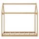 preview thumbnail 24 of 25, Wooden House Bed Kids Bed,Twin Size Playful Bed for Home
