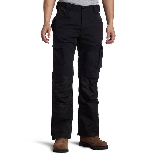 Shop Cat Black Mens Size 38x34 Cargo Knee Pad Pocket Stretch Pants