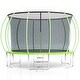 preview thumbnail 10 of 16, 16FT Trampoline, Recreational Trampolines with Enclosure Net and Ladder Green
