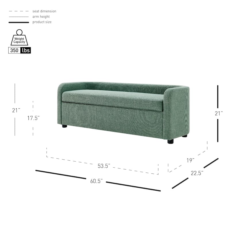 NPD Furniture Wendy Storage Bench