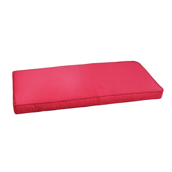 Pink outdoor bench cushion best sale