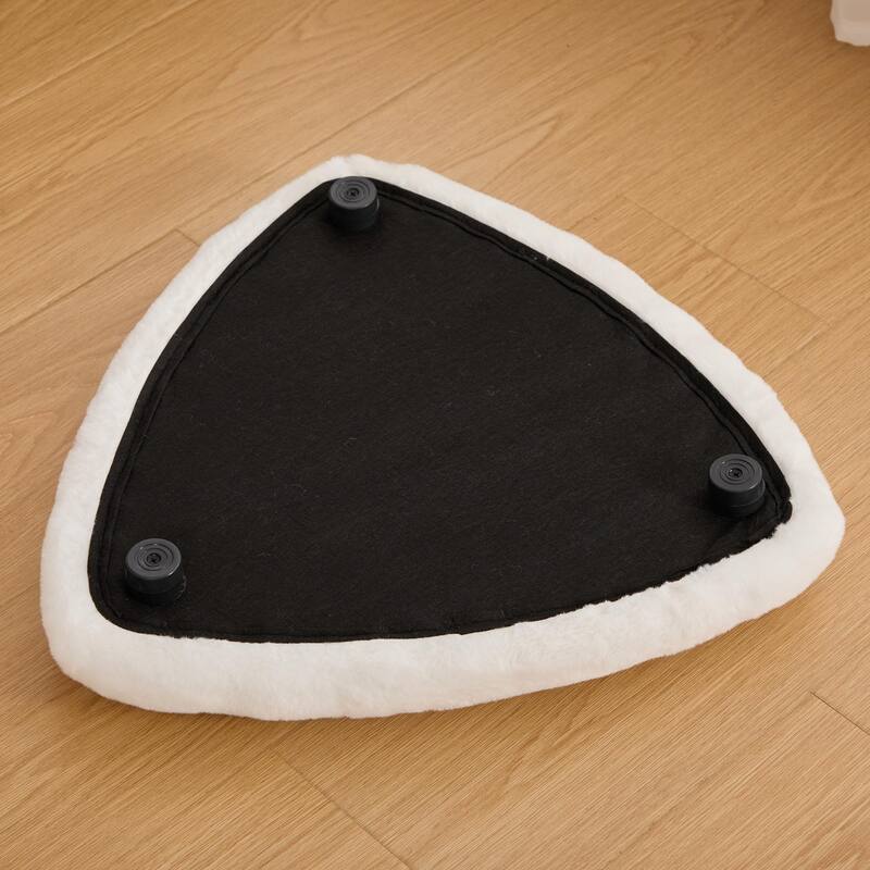 2 Piece Fabric Storage Footstool Set Footstool Shoe Stool with Metal Legs