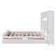 preview thumbnail 7 of 11, White Queen Platform Bed wAll-in-One Cabinet, Power Outlet, Drawers