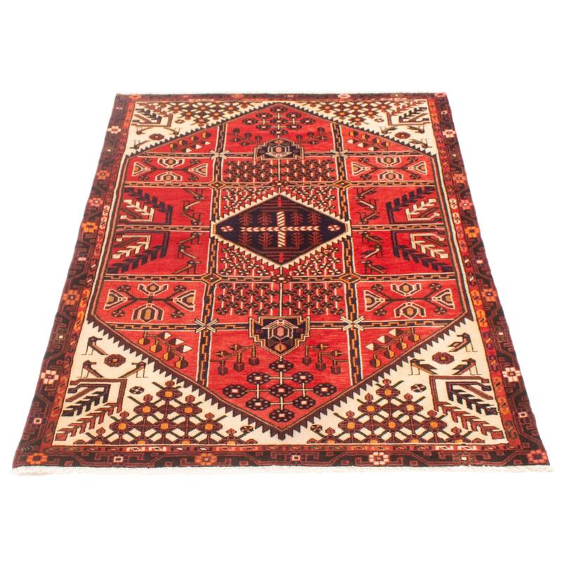 ECARPETGALLERY Hand-knotted Andelz Red Wool Rug - 4'8 x 7'1