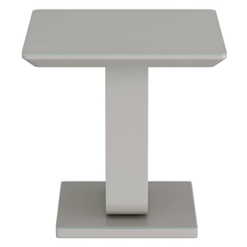 Contemporary MDF & Glass Accent Table