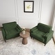 preview thumbnail 40 of 51, Modern Upholstered Corduroy Accent Chair With Arms Pillows