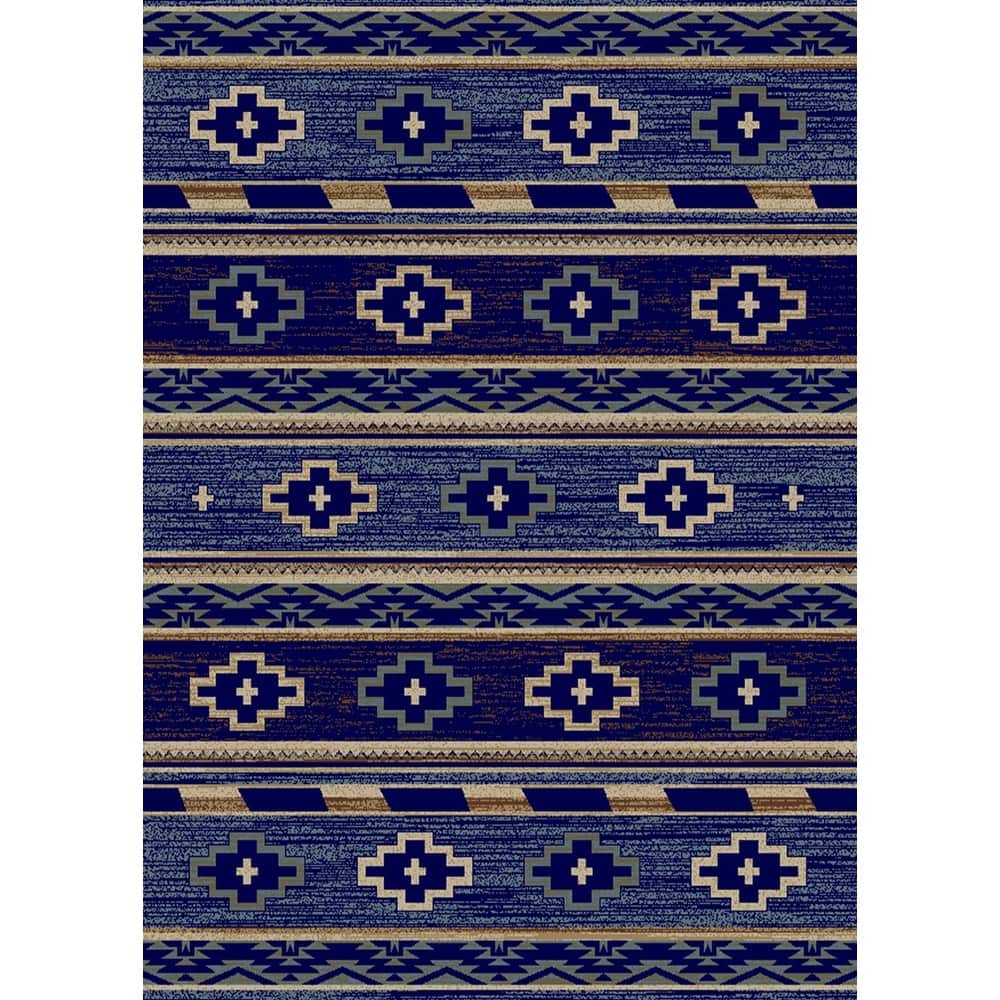 Hearthside Star Valley Navy Lodge Area Rug