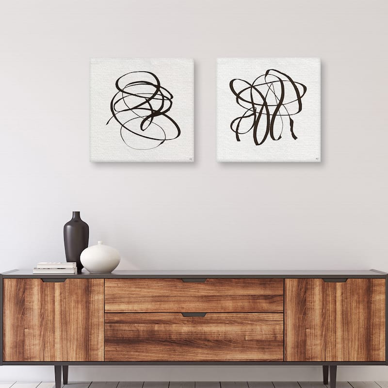 Winding Road I & II by Susan Jill Canvas Art PrintS