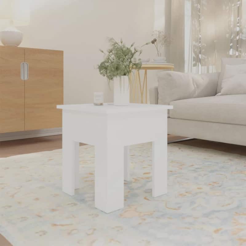 vidaXL Coffee Table End Table Sofa Table Living Room Furniture Engineered Wood - 15.7" x 15.7" x 16.5"