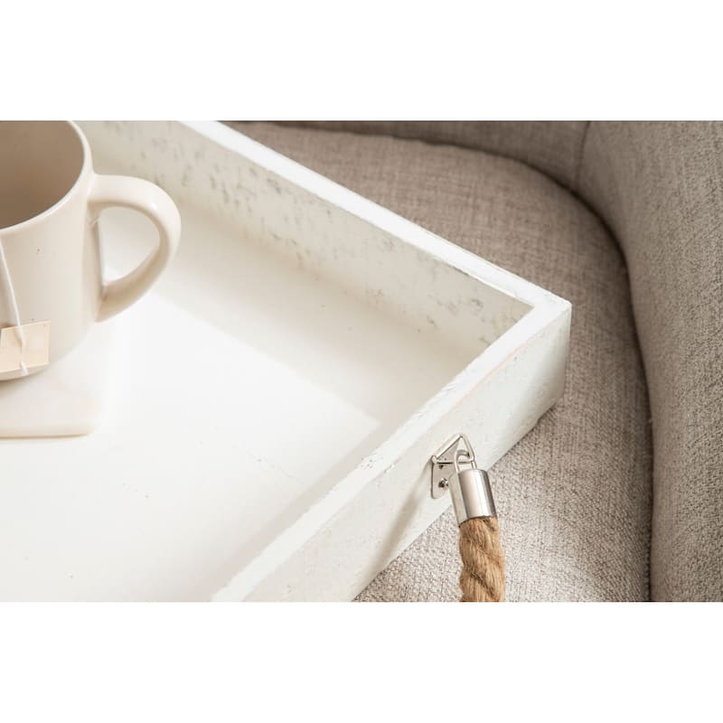 Kate and Laurel Bayville Wooden Decorative Tray