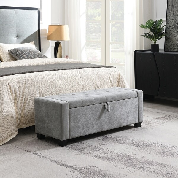 48" Storage Ottoman Bench