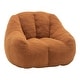 preview thumbnail 29 of 81, Fluffy and Lazy Teddy Fabric BeanBag Chairs with Memory Foam