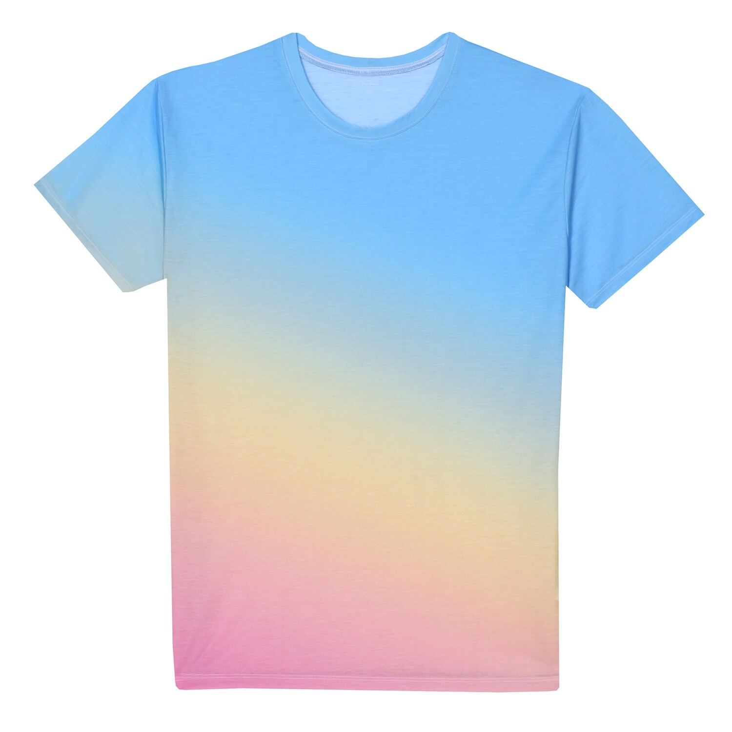 Shop What On Earth Men S Gradient Ombre T Shirt Pastel Rainbow