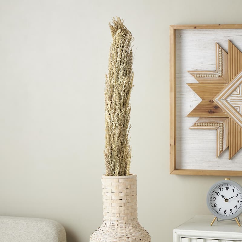 Dried Plant Pampas Grass Tall Home Decor Natural Foliage - Brown - Roche River Decor
