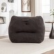 preview thumbnail 51 of 68, Bean Bag Sofa Chair with Armrests Stuffed High-Density Foam