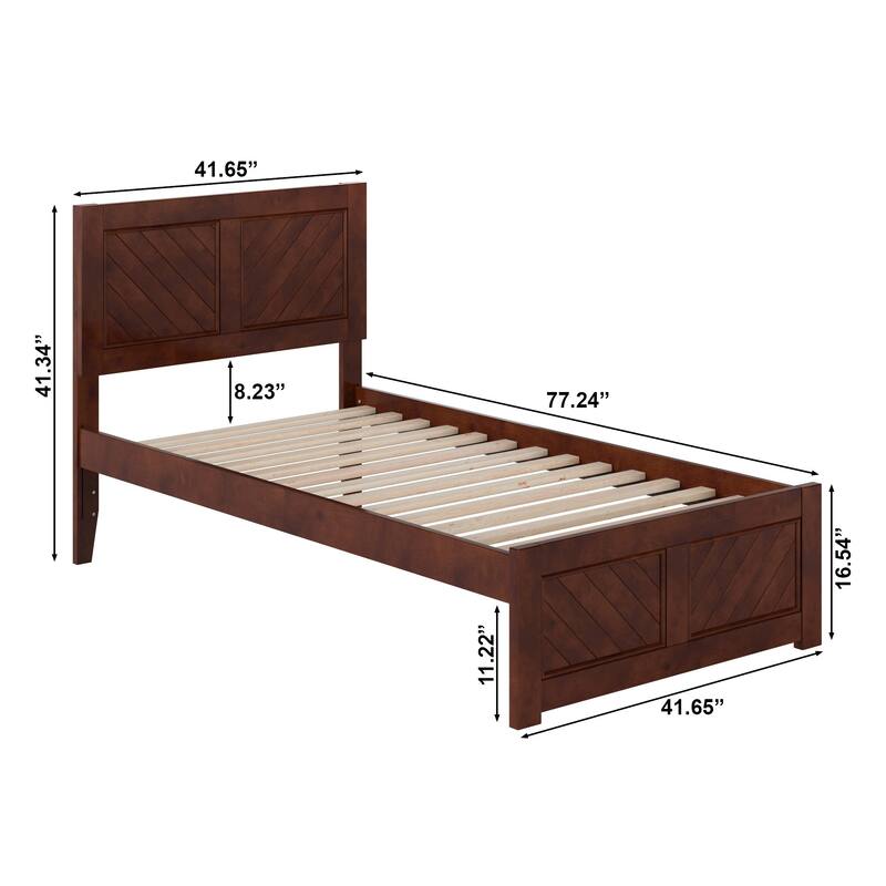 Canyon Platform Bed with Matching Headboard and Footboard
