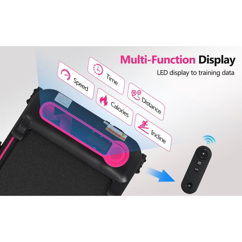 2.5HP Portable Foldable with Incline, Folding Treadmills for Home Electric Treadmill for Running Walking Jogging Exercise