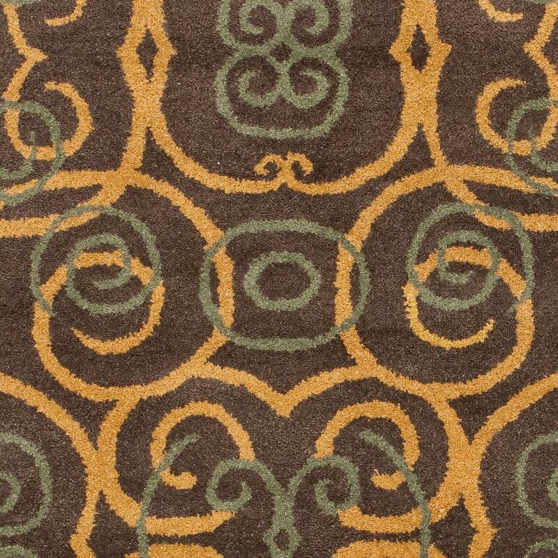 SAFAVIEH Handmade Rodeo Drive Ermilia Mid-Century Modern Abstract Wool Rug