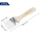 preview thumbnail 2 of 3, 6" Paint Brush 1.6" Width Soft Nylon Bristle w Wood Handle White 3Pcs - 6" x 1.6" White