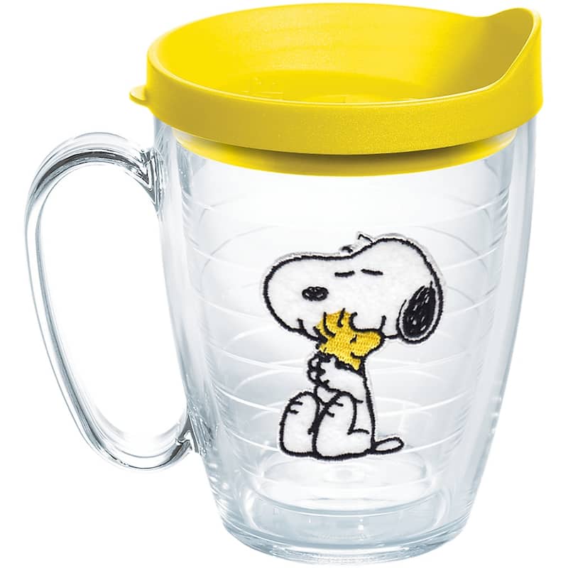 Tervis Peanuts Snoopy Woodstock Best Buddies Collection Made in USA Double Walled Insulated Travel Tumbler, Felt - 16oz Mug - 16oz Mug