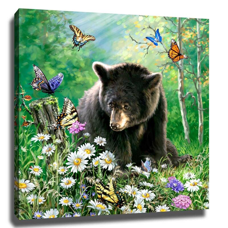 10" Green and Black Creatures Great and Small Wall Art Decor