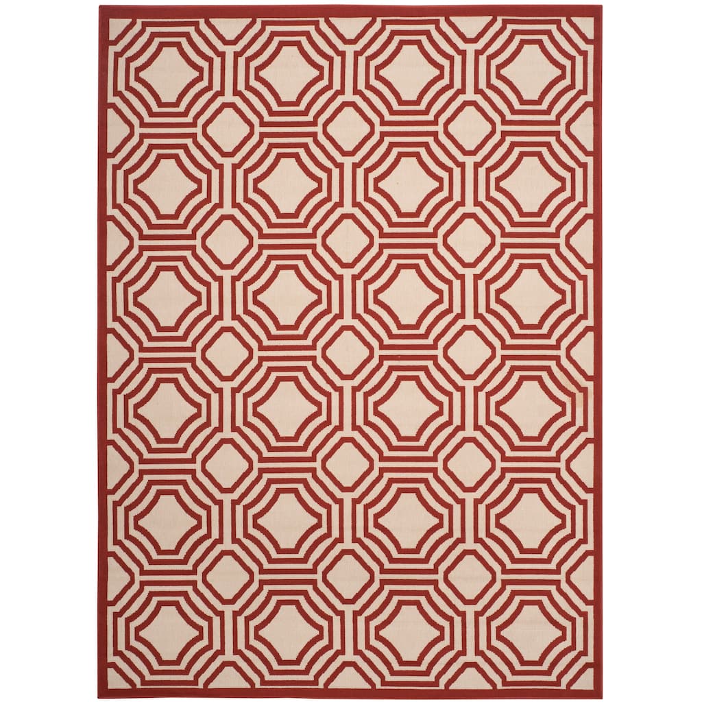 SAFAVIEH Veranda Indoor/ Romy Outdoor Waterproof Patio Backyard Rug - 6'7" x 9'