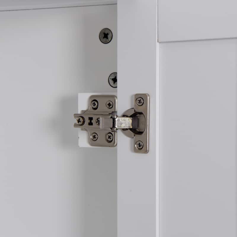 Bathroom Floor Storage Cabinet with 2 Doors