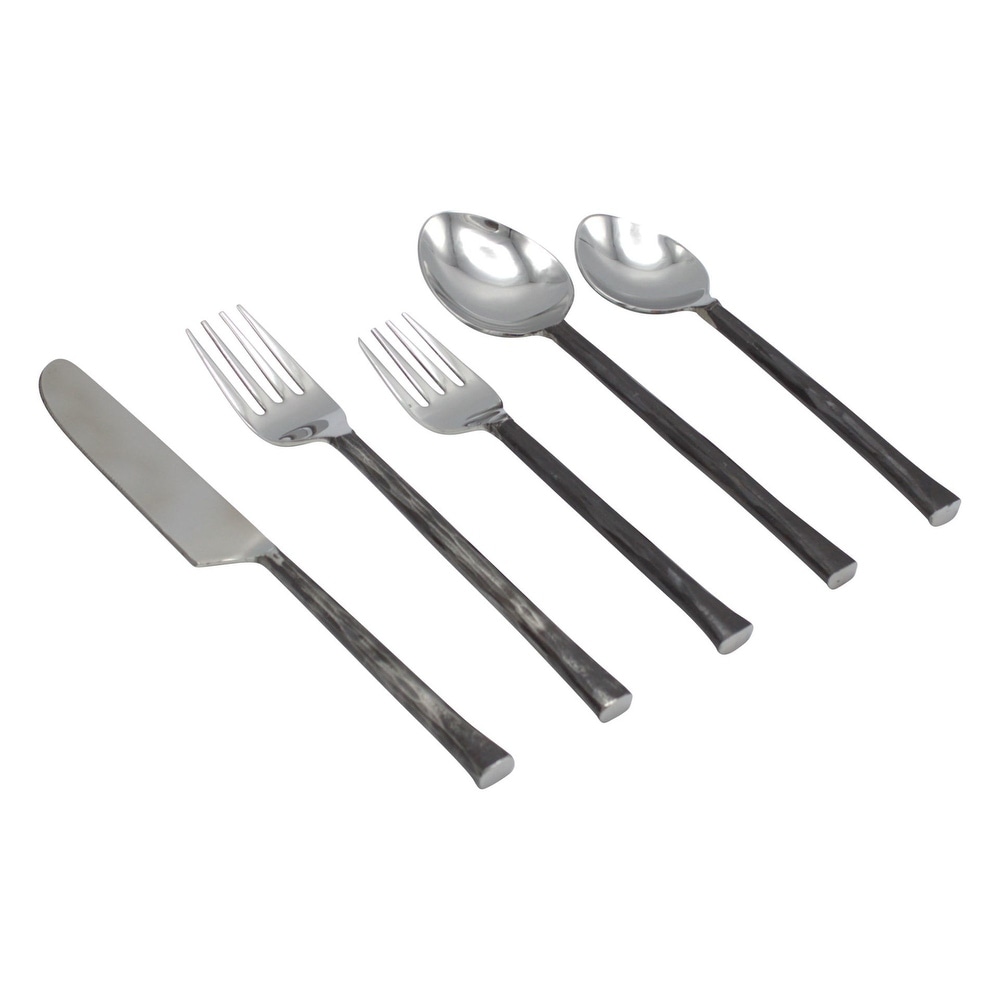 Matte Black Silverware Set, 40-Piece Stainless Steel Flatware Set,Set  Service for 8, Include Knives/Forks/Spoons,Dishwasher Safe - AliExpress