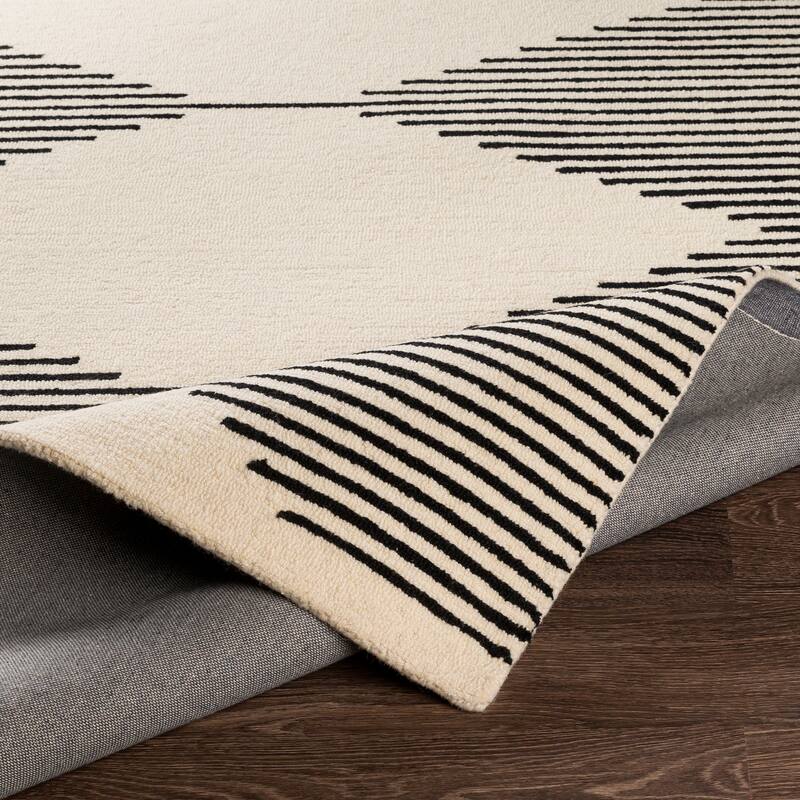 Livabliss Zepp Modern Wool Handmade Area Rug