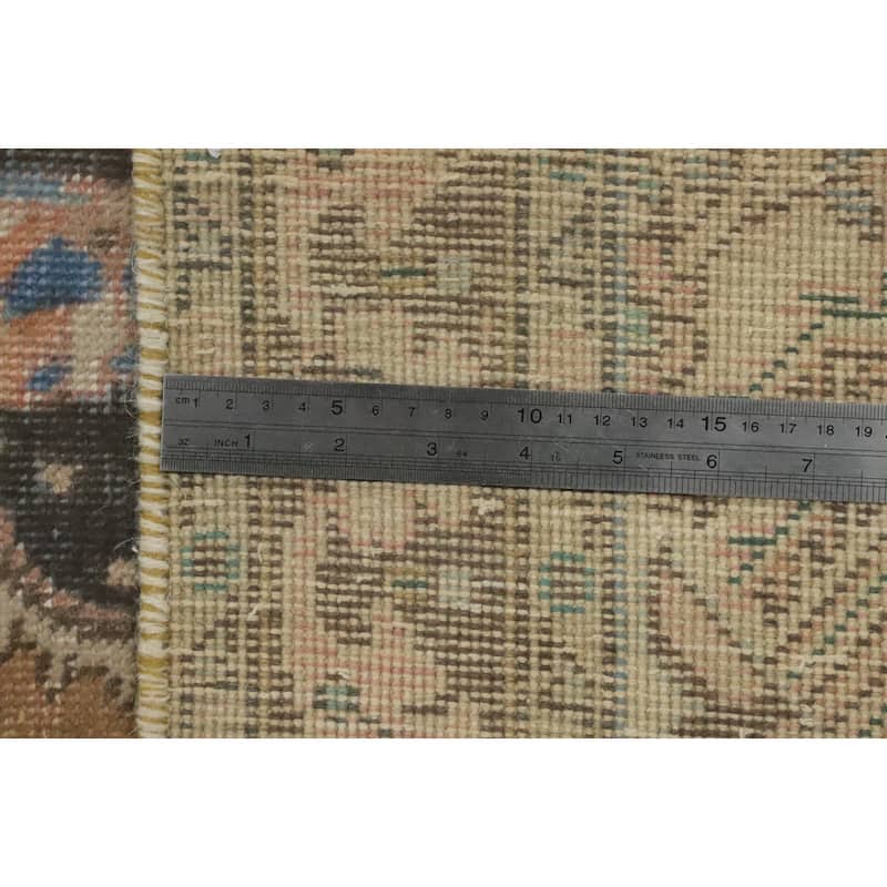 Hand Knotted Oriental 100% Wool Carpet Traditional Medallion Oranges & Rust Tabriz Area Rug - 5' 2'' X 3' 3''