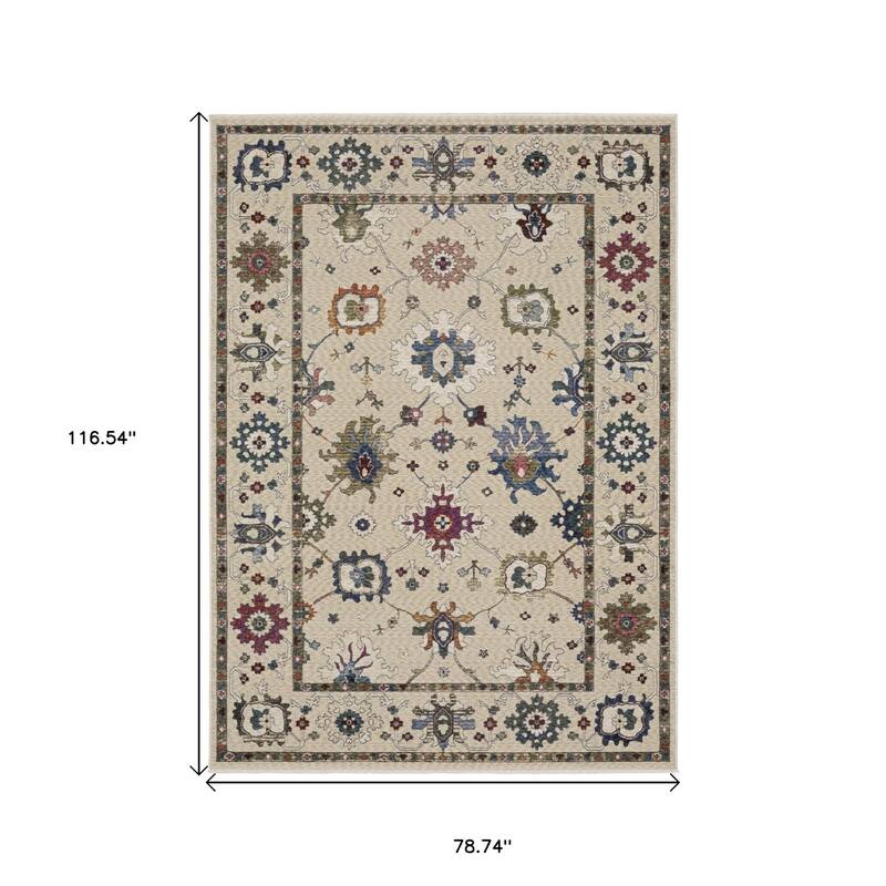HomeRootsFloral Traditional Runner Area Rug