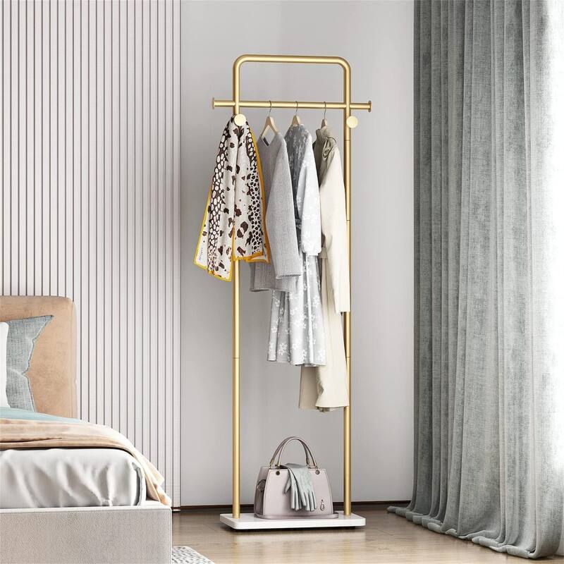 Gold Clothing Racks for Boutiques