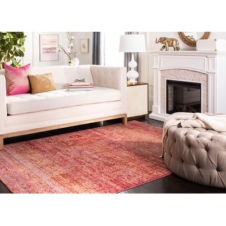 SAFAVIEH Valencia Aune Distressed Vintage Boho Oriental Polyester Rug