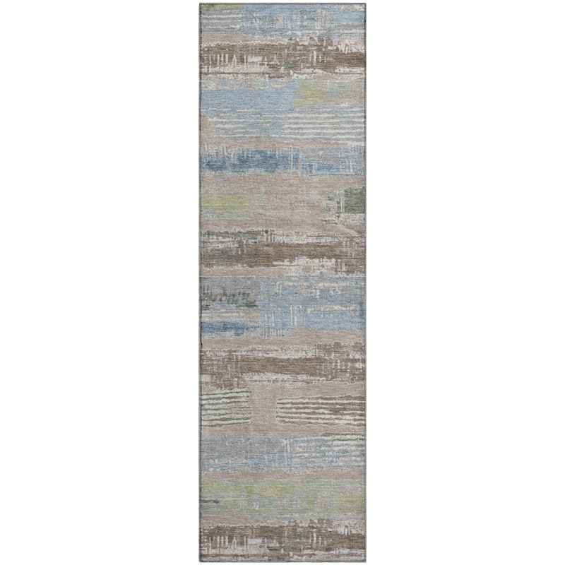 Premium Washable Super Soft Abstract Stripes Mayfield Rug