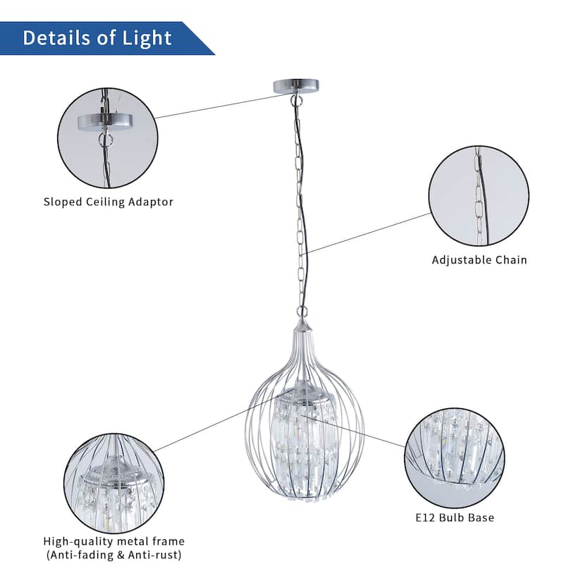 Black Mini Chandeliers 3-Light Modern Crystal Chandelier Lights Cylinder
