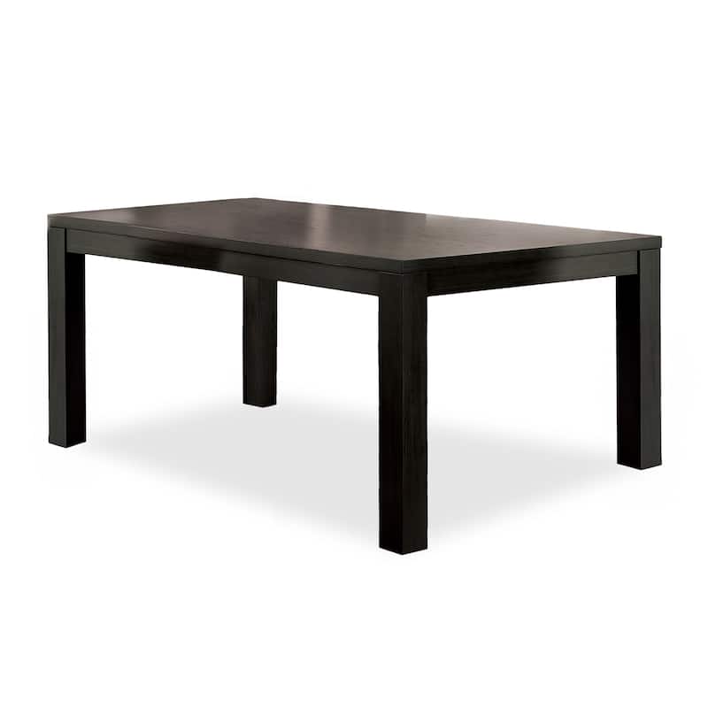 Furniture of America Plax Transitional Antique Black and Grey Wood 5-Piece Dining Table Set