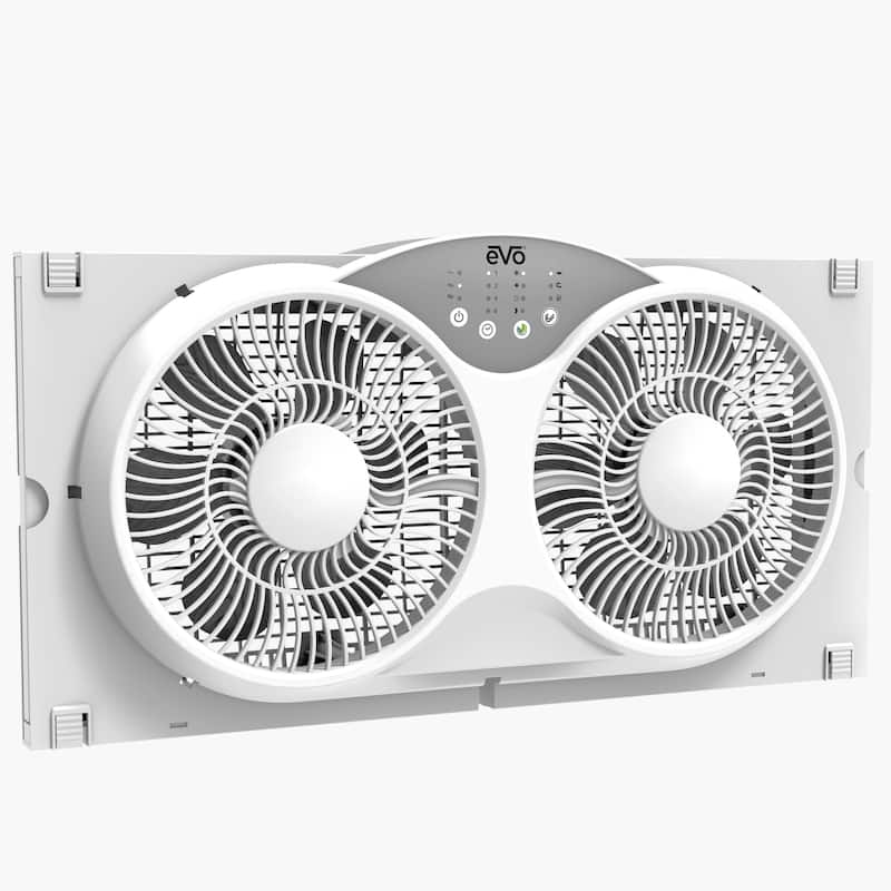 EVO Electronic Remote Twin Window Fan