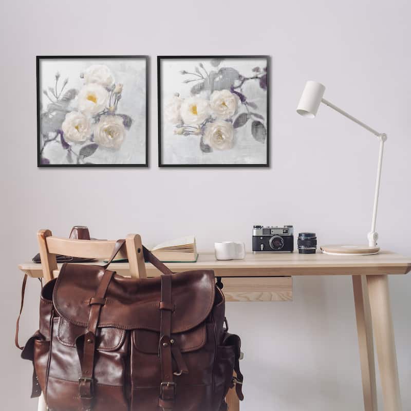 Stupell Country Blossoms Bundle Framed Giclee Art Design By Emily Ford (Set of 2)
