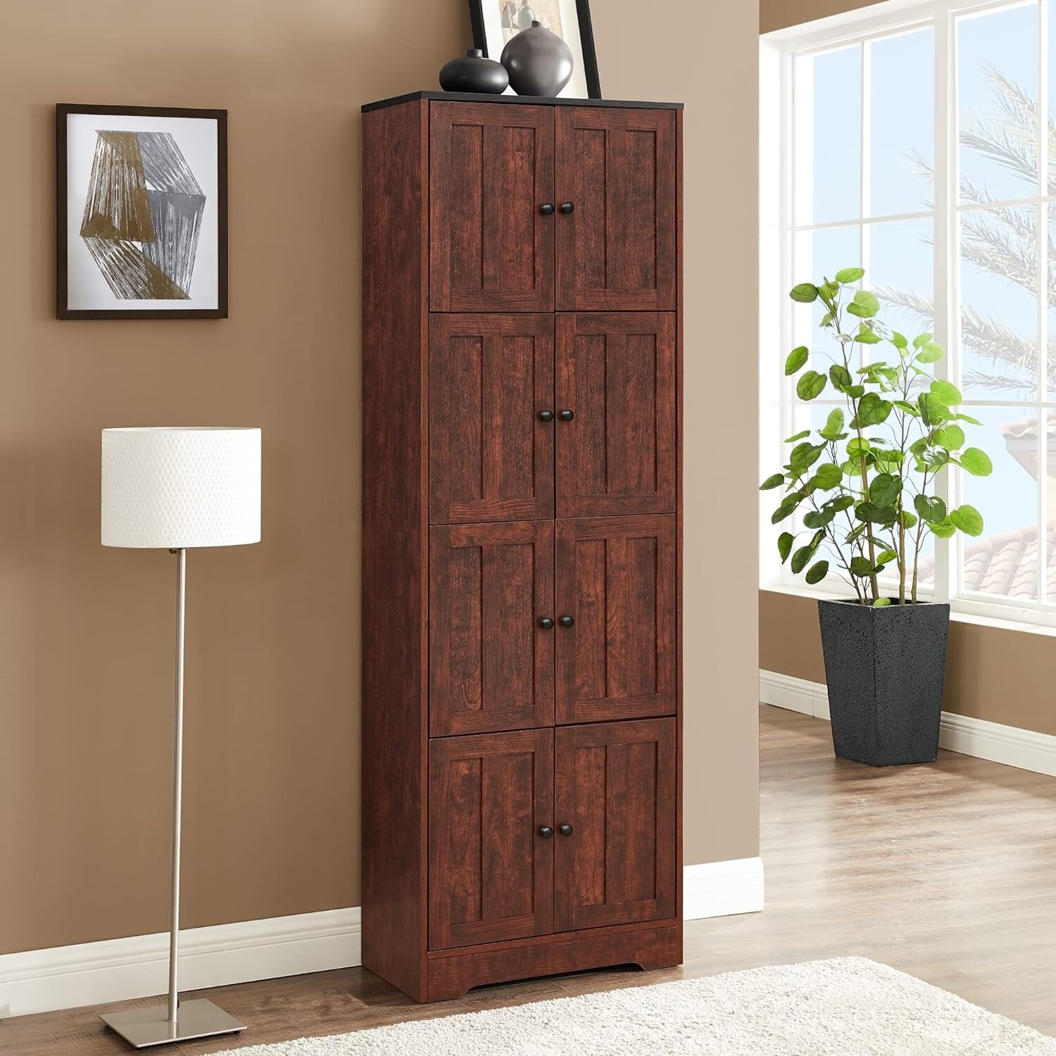 Porch Den Rocheblave Espresso Wood Multi use Cabinet with Drawer On Sale Bed Bath Beyond 21490202