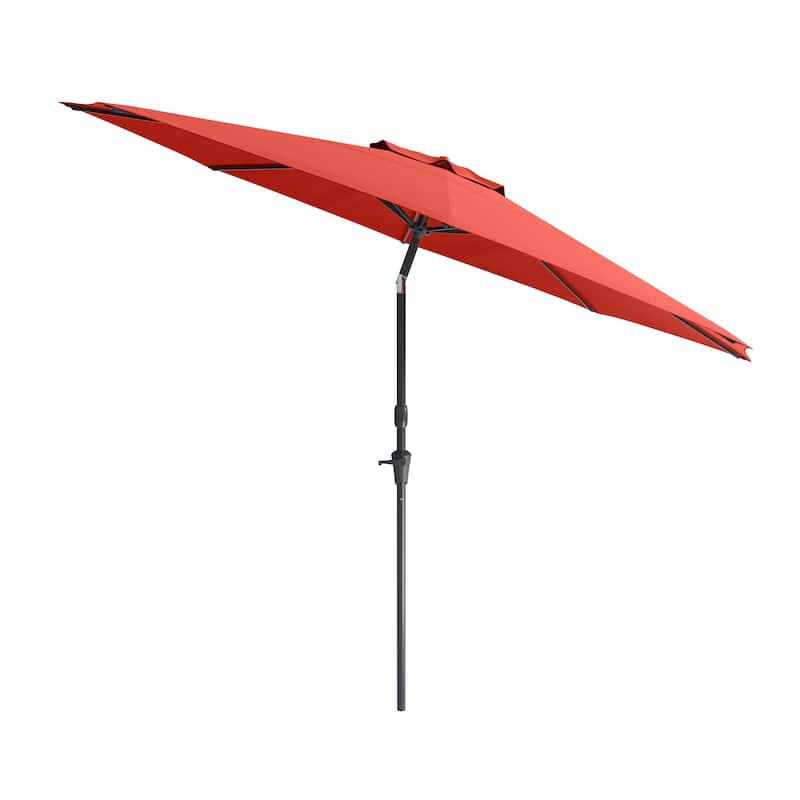 10ft Wind Resistant Tilting Patio Umbrella