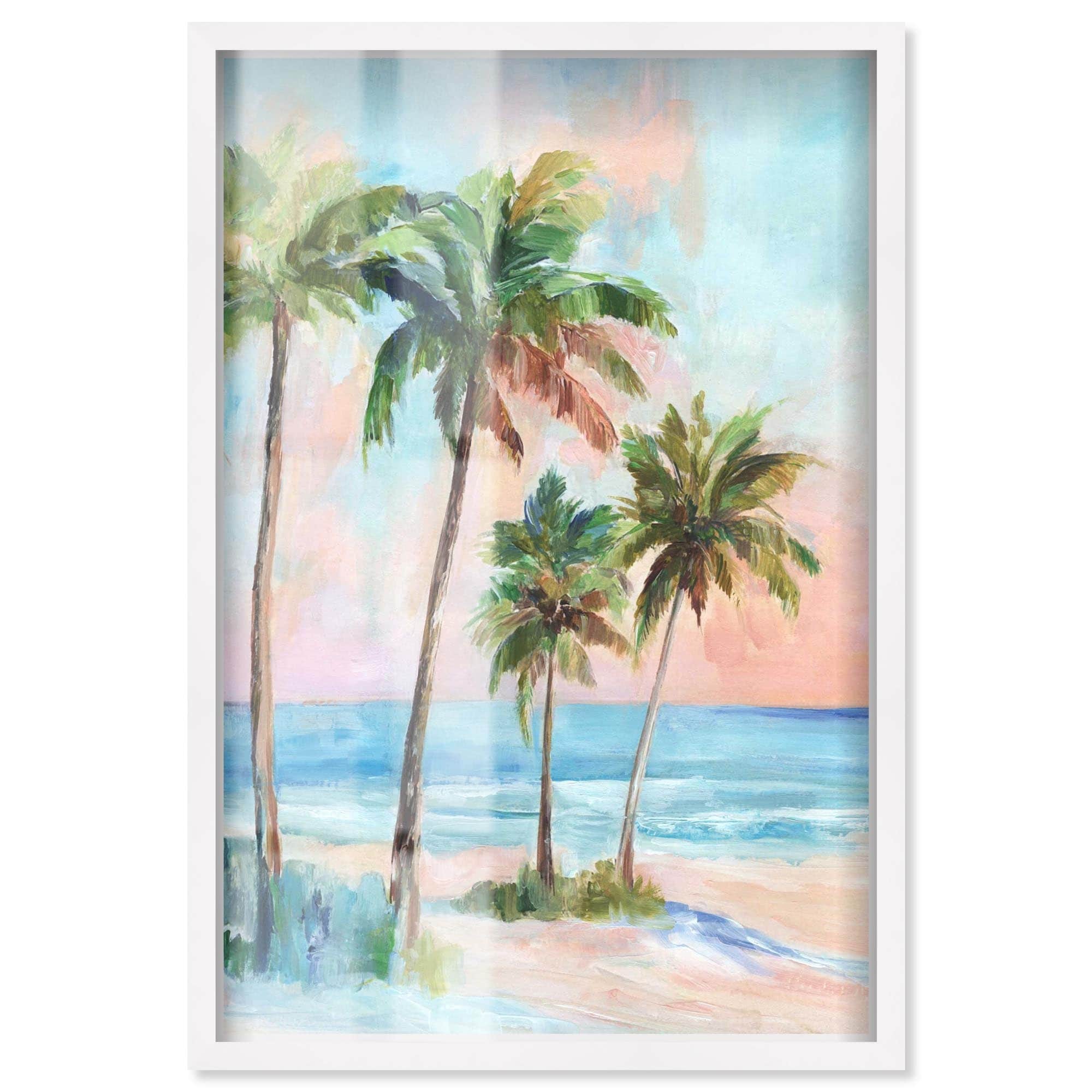 A Day at the Beach Coastal Art Shadowbox Print by Art Remedy