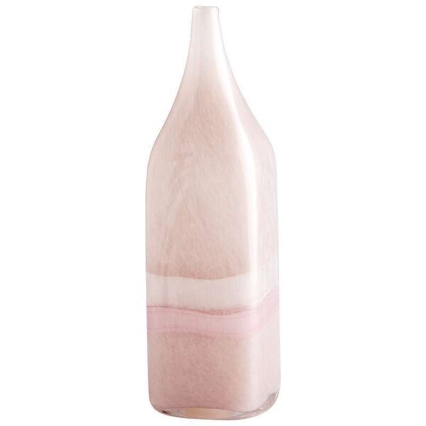 Cyan Design 05880 14" Large Tiffany Vase - Pink / White