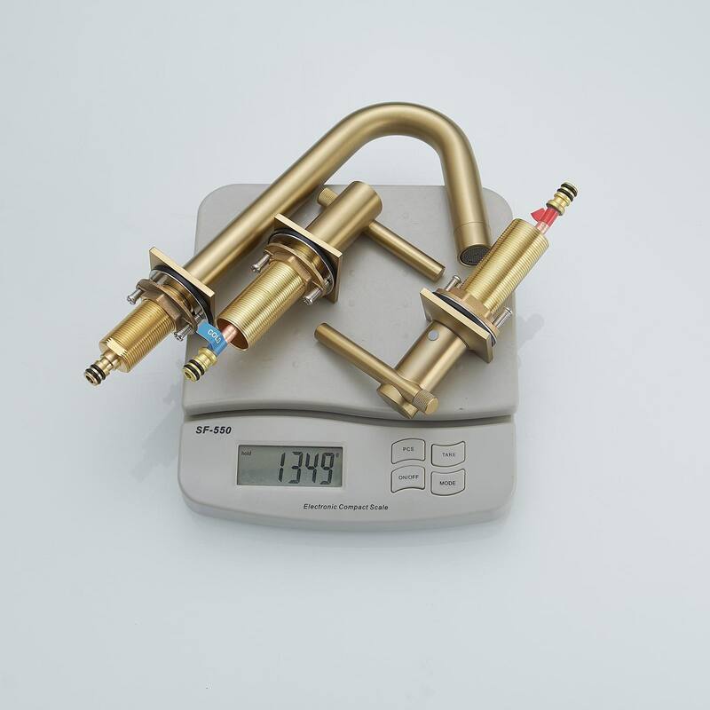 8 in. Widespread High-Arc Bathroom Faucet With Drain Kit